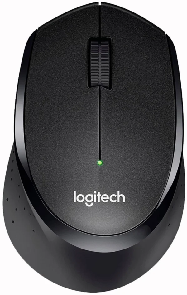 Logitech M330 SILENT Wireless Optical Mouse with USB Nano Receiver - Black